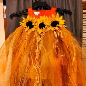 EUC Wishcraft Sunflower Dress Costume Sz 4